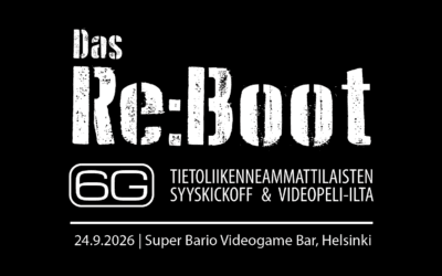 Das Re:Boot 24.9.2026 | Tietoliikenneammattilaisten syyskickoff & videopeli-ilta